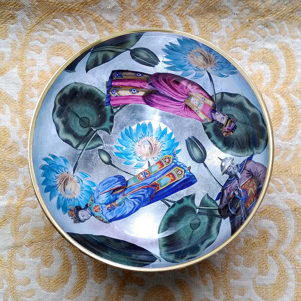 Limited Edition Decoupage Bowl: Chinoiserie - Alex Stewart Carter