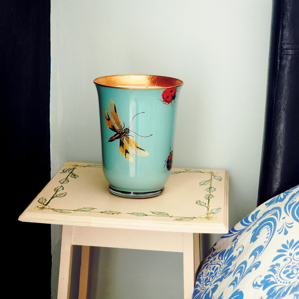 Decoupage Candle: Insects - Alex Stewart Carter