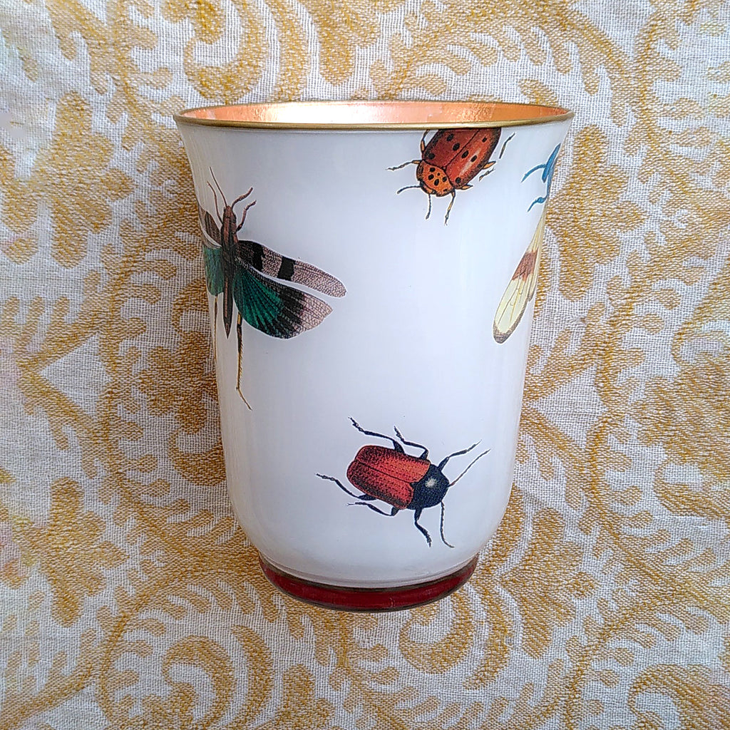 Decoupage Candle: Insects - Alex Stewart Carter