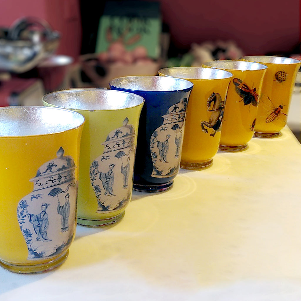 Decoupage Candle: Chinoiserie - Alex Stewart Carter