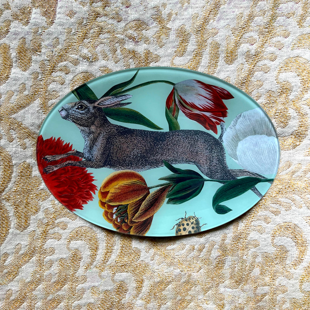 Oval Platter: Hare - Alex Stewart Carter