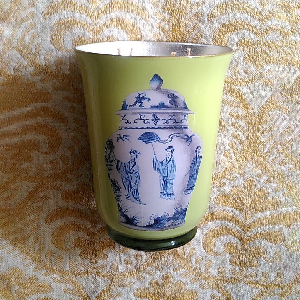 Decoupage Candle: Chinoiserie - Alex Stewart Carter
