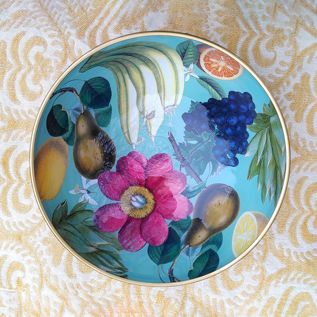 Decoupage Bowl: Fruit and Flowers - Alex Stewart Carter