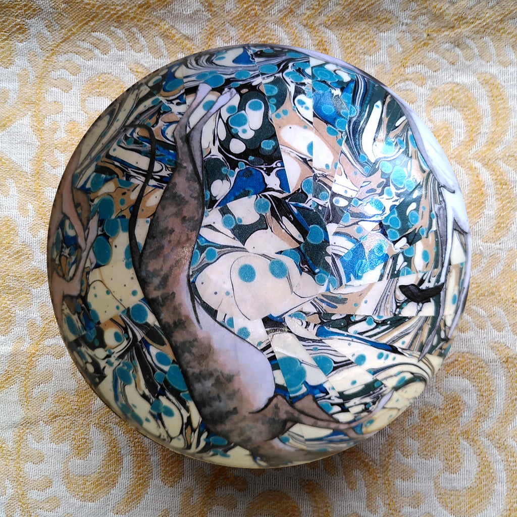 Decoupage Bowl: Longdogs - Alex Stewart Carter