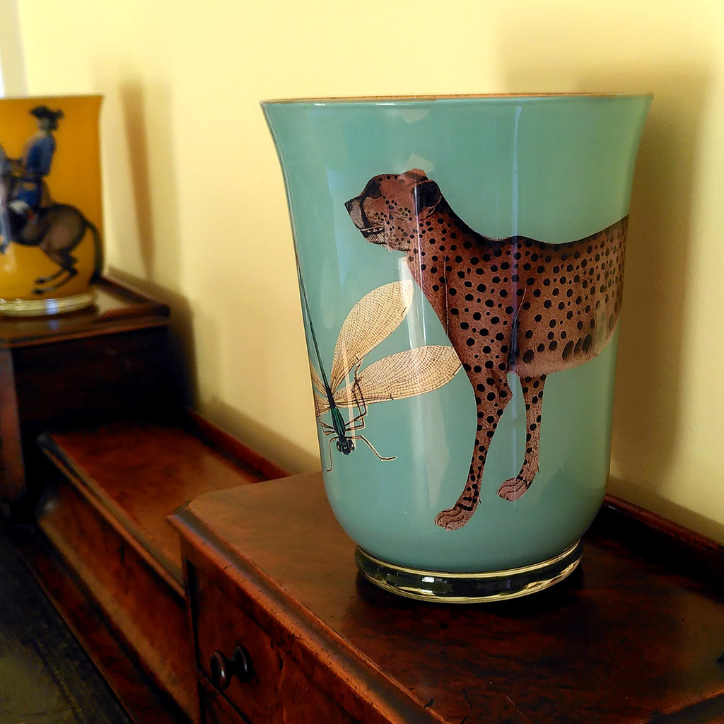 Decoupage Candle: Leopard - Alex Stewart Carter
